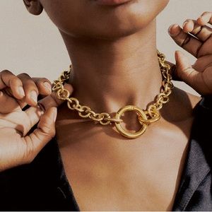 Laura Lombardi 14k Gold-Plated Brass Necklace